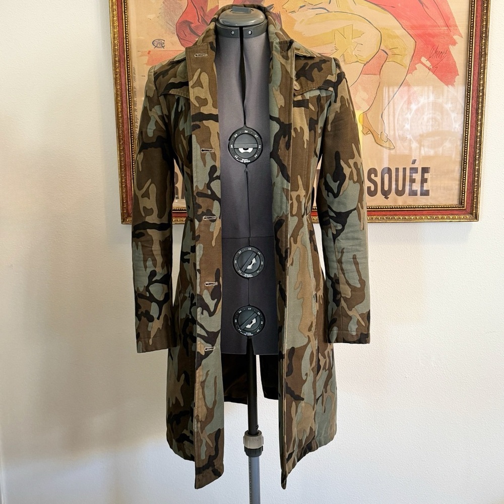 Esprit Vintage Camouflage Coat - Picture 2 of 10